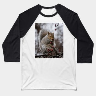 Grey Squirrel Baseball T-Shirt